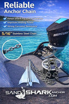 100ft x 3/8 Anchor Line, 5ft (316SS) Chain