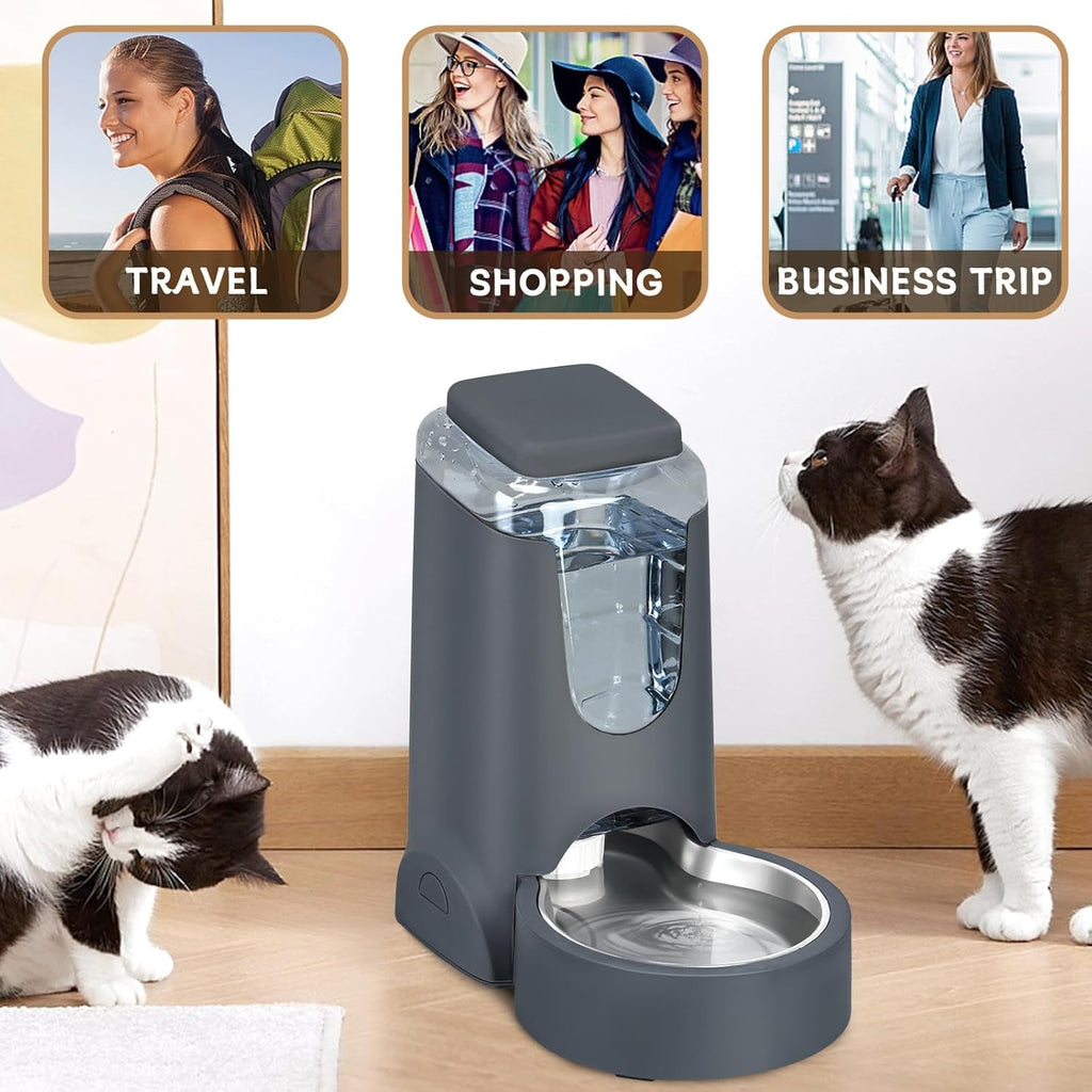 Automatic Cat Feeder & Water Dispenser Set