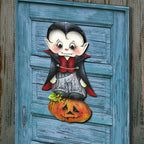 Dracula Halloween Door Decor
