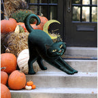 Halloween Cat Door Decor