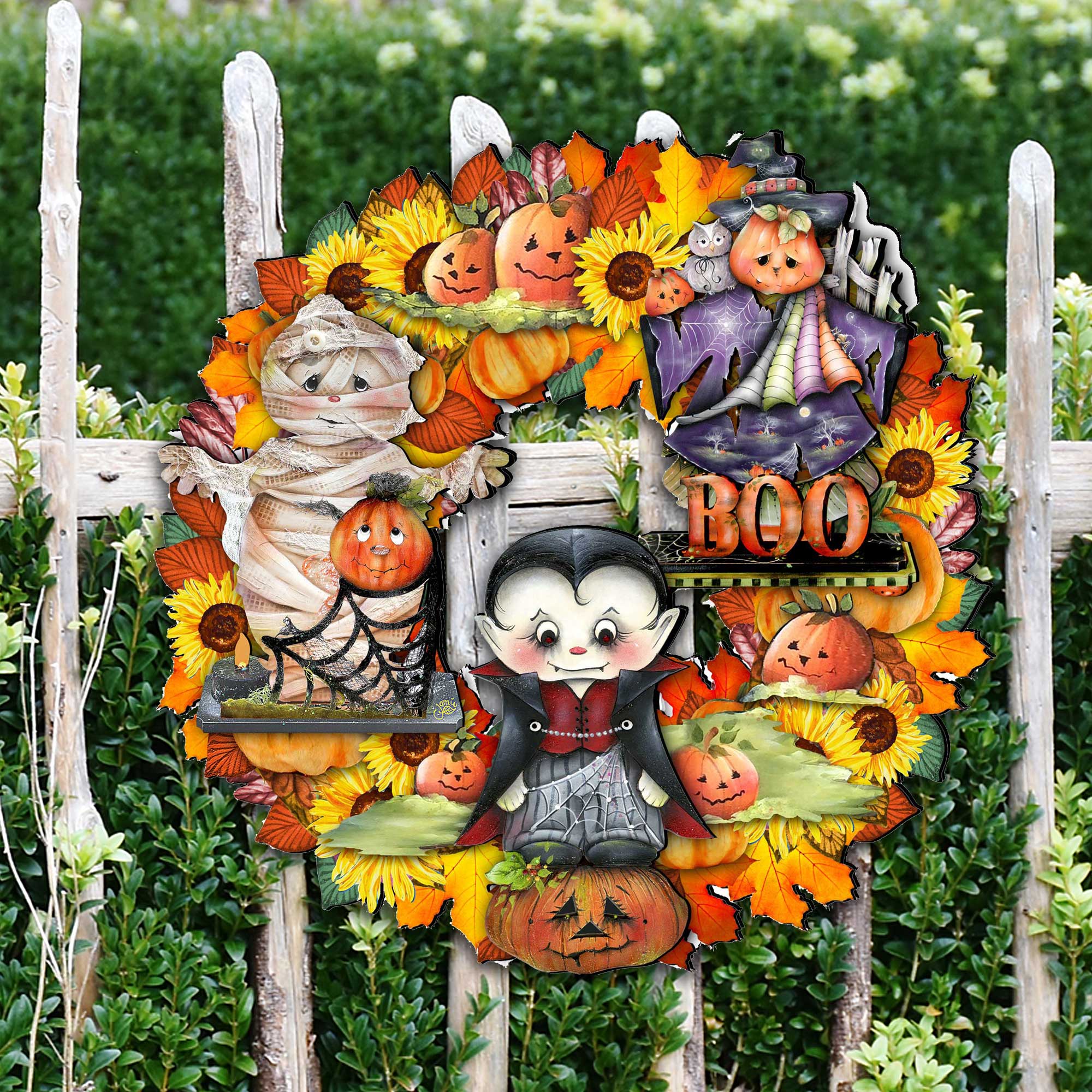 Halloween Holiday Door Wreath