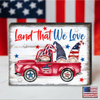 American Patriotic Tractor Wall Block