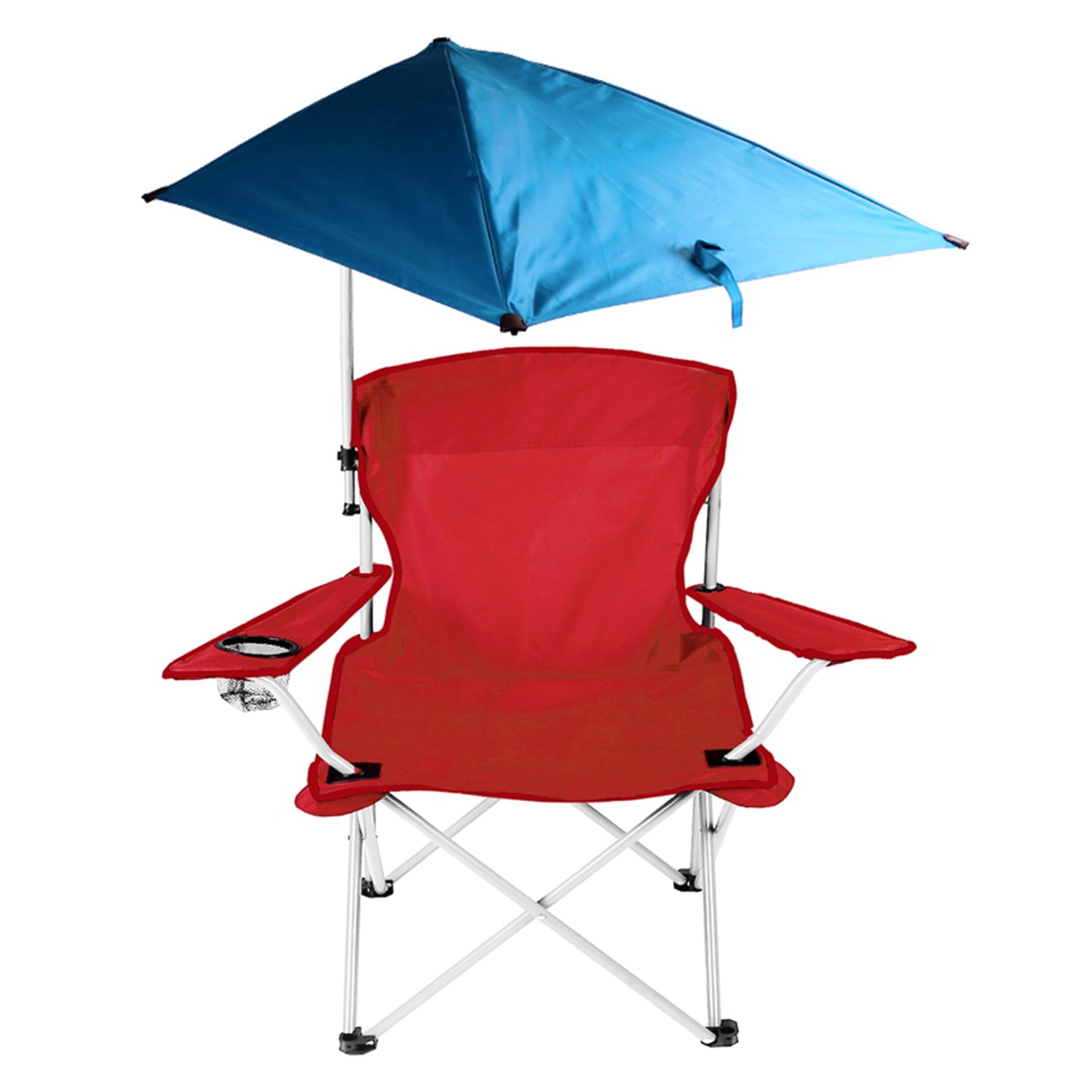Beach Chair with Detachable Umbrella