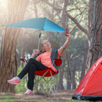Beach Chair with Detachable Umbrella