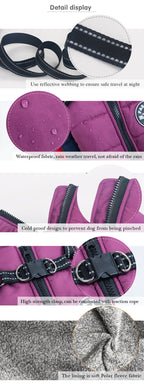 Reflective Large Dog Clothes  Waterproof