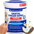 Dog Teeth Cleaning Finger Wipes 50 Count