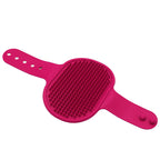 Soft Rubber Pet Bath Silicone Comb