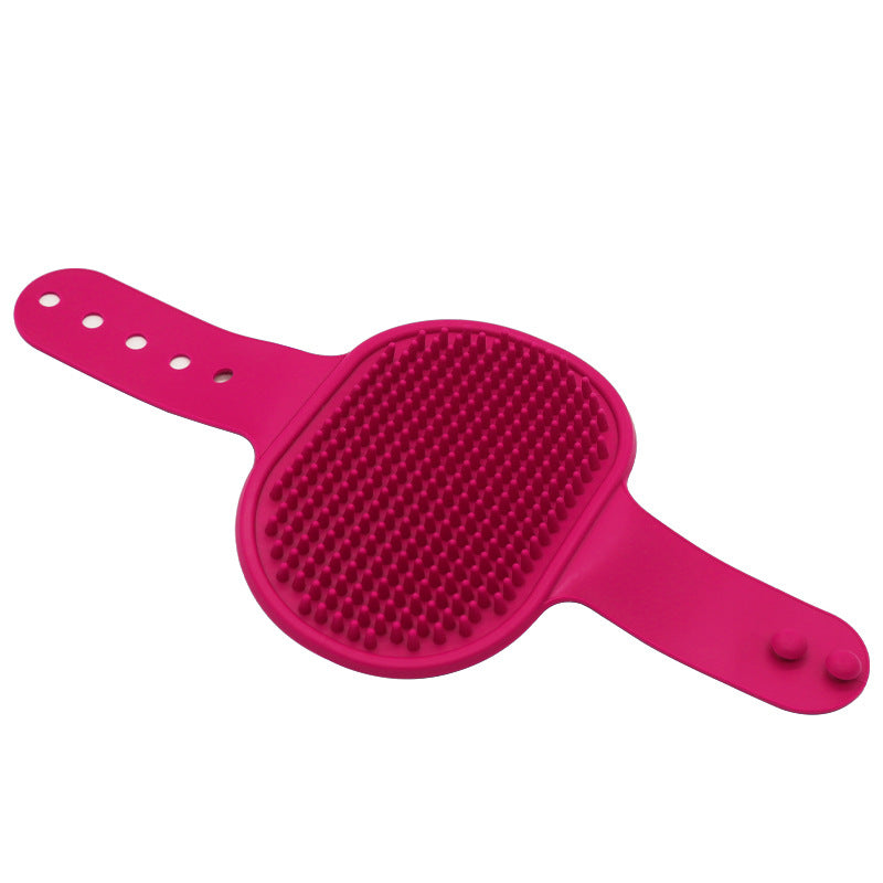 Soft Rubber Pet Bath Silicone Comb