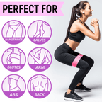 Set of 3 Womens Butt and Hip Exercise Bands