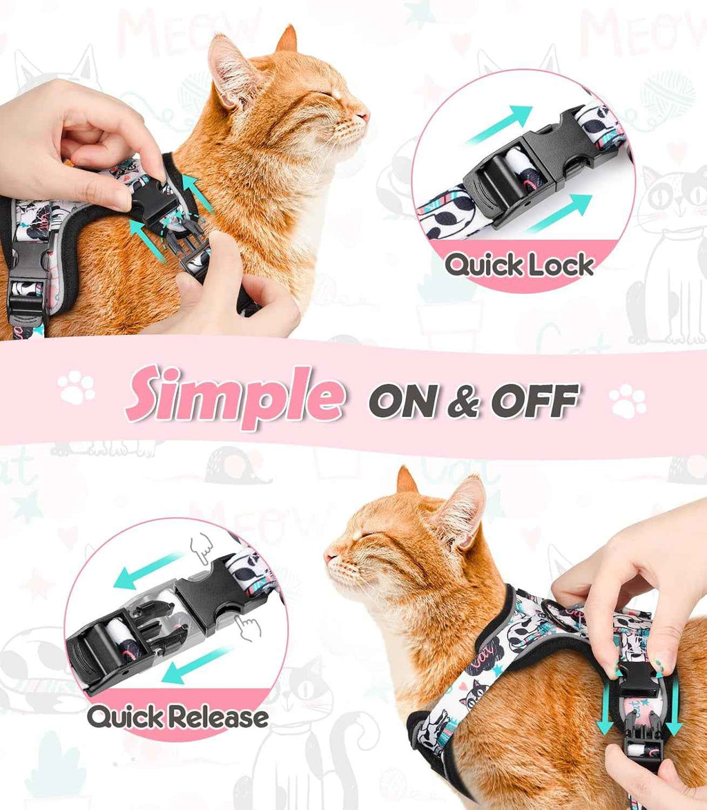 Escape-Proof Cat Harness & Leash Set