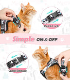 Escape-Proof Cat Harness & Leash Set