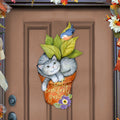 Cat Lovers Welcome Sign  Porch Decor
