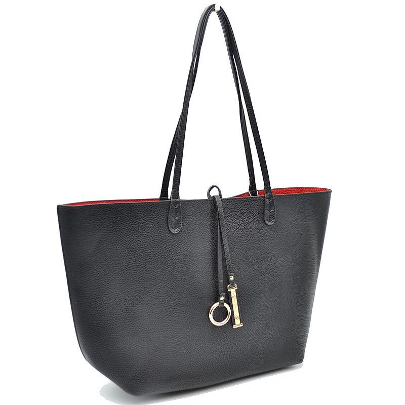 Kendra Reversible Vegan Leather Tote