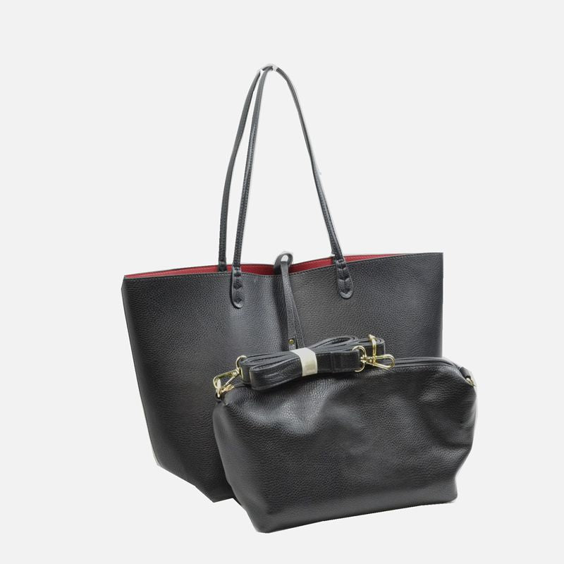 Kendra Reversible Vegan Leather Tote