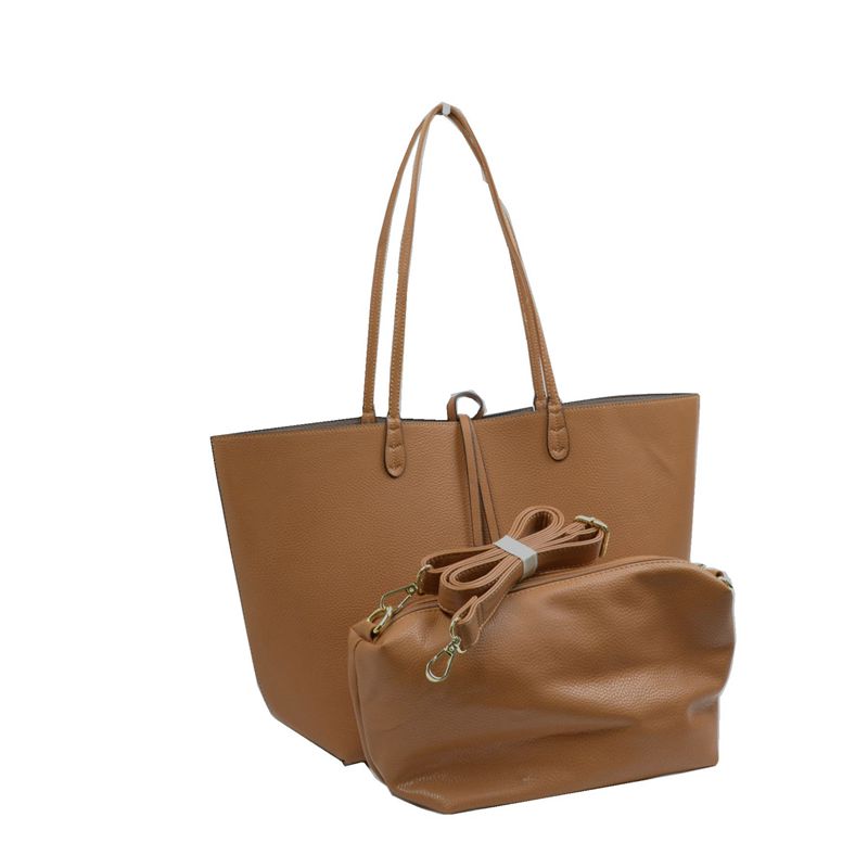 Kendra Reversible Vegan Leather Tote