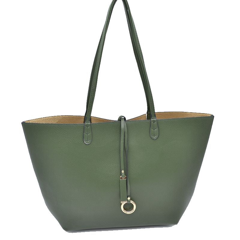 Kendra Reversible Vegan Leather Tote