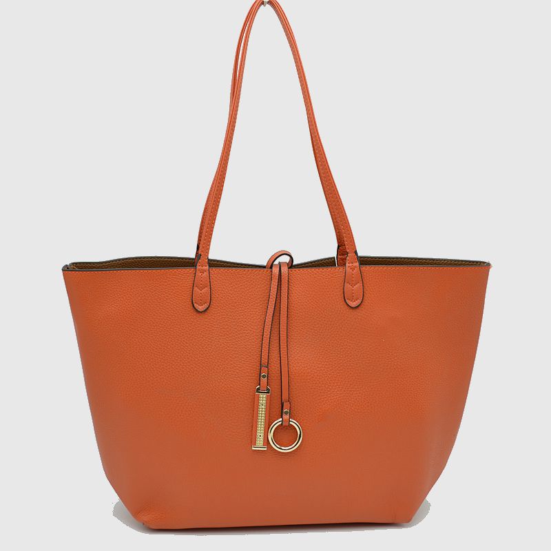 Kendra Reversible Vegan Leather Tote