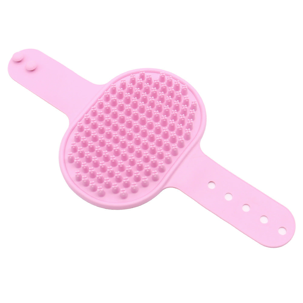 Soft Rubber Pet Bath Silicone Comb