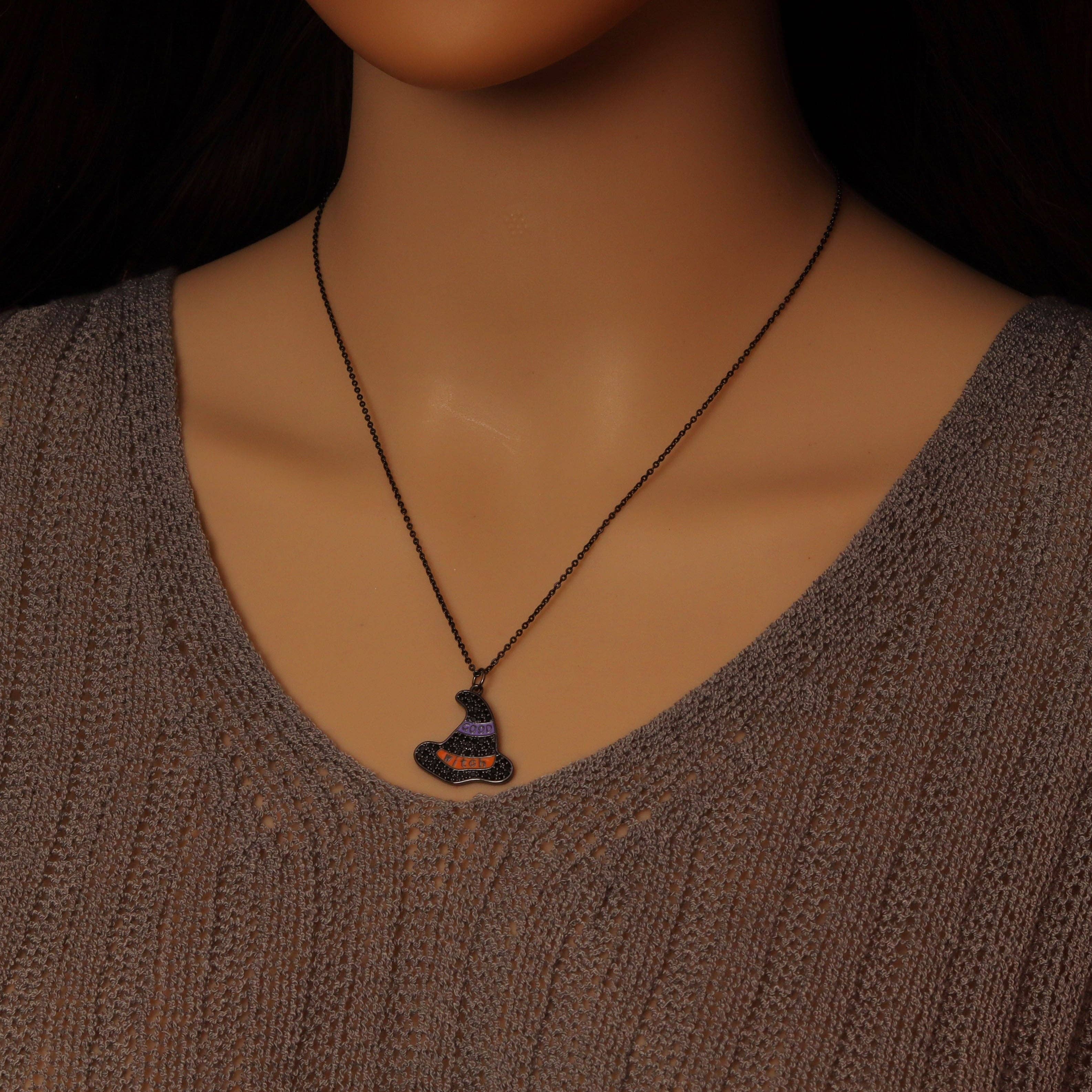 Witch Hat Necklace