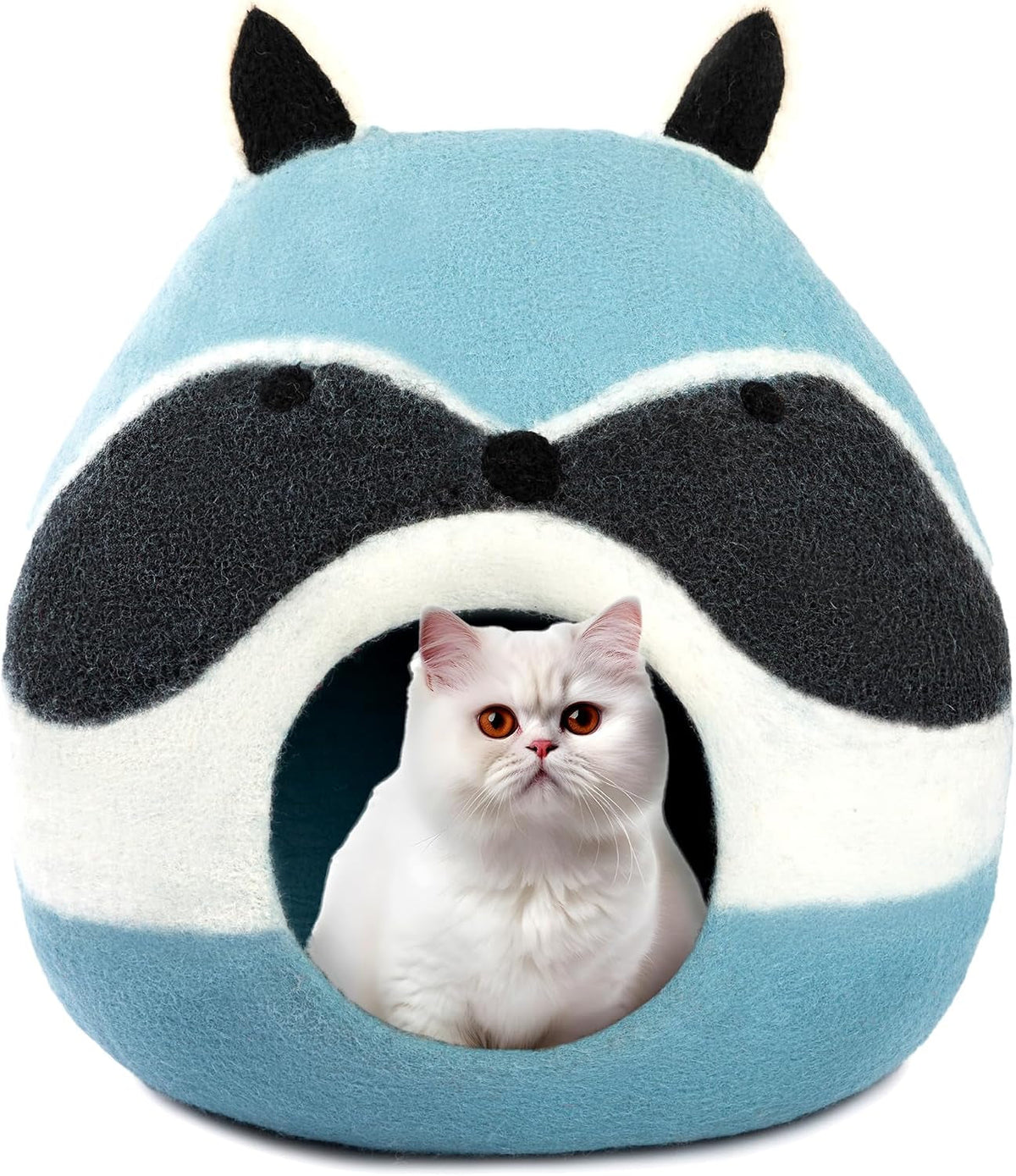 Merino Wool Cat Cave – Handmade Hideaway, 20 Styles