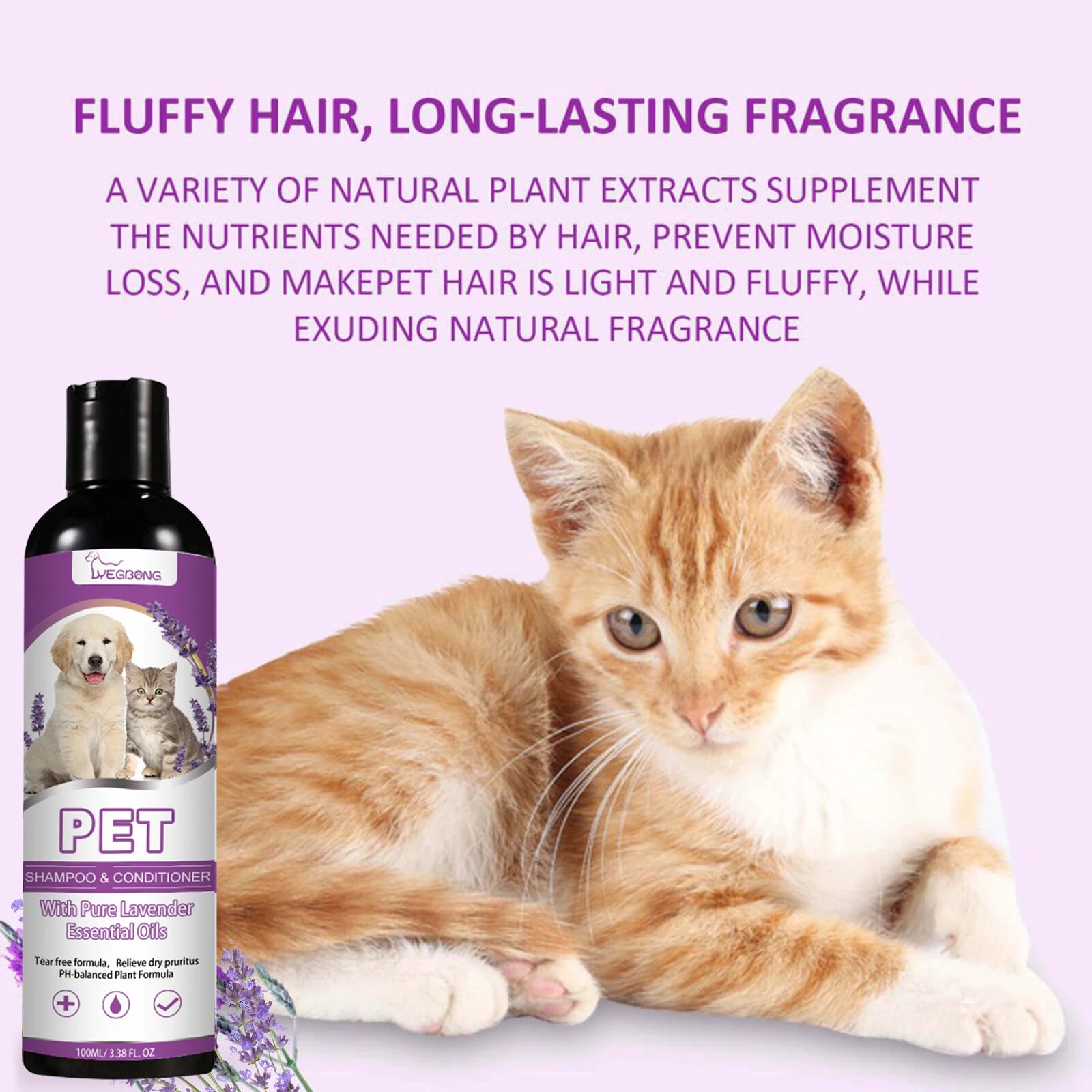 Pet Bathing Shampoo With Essential Oil