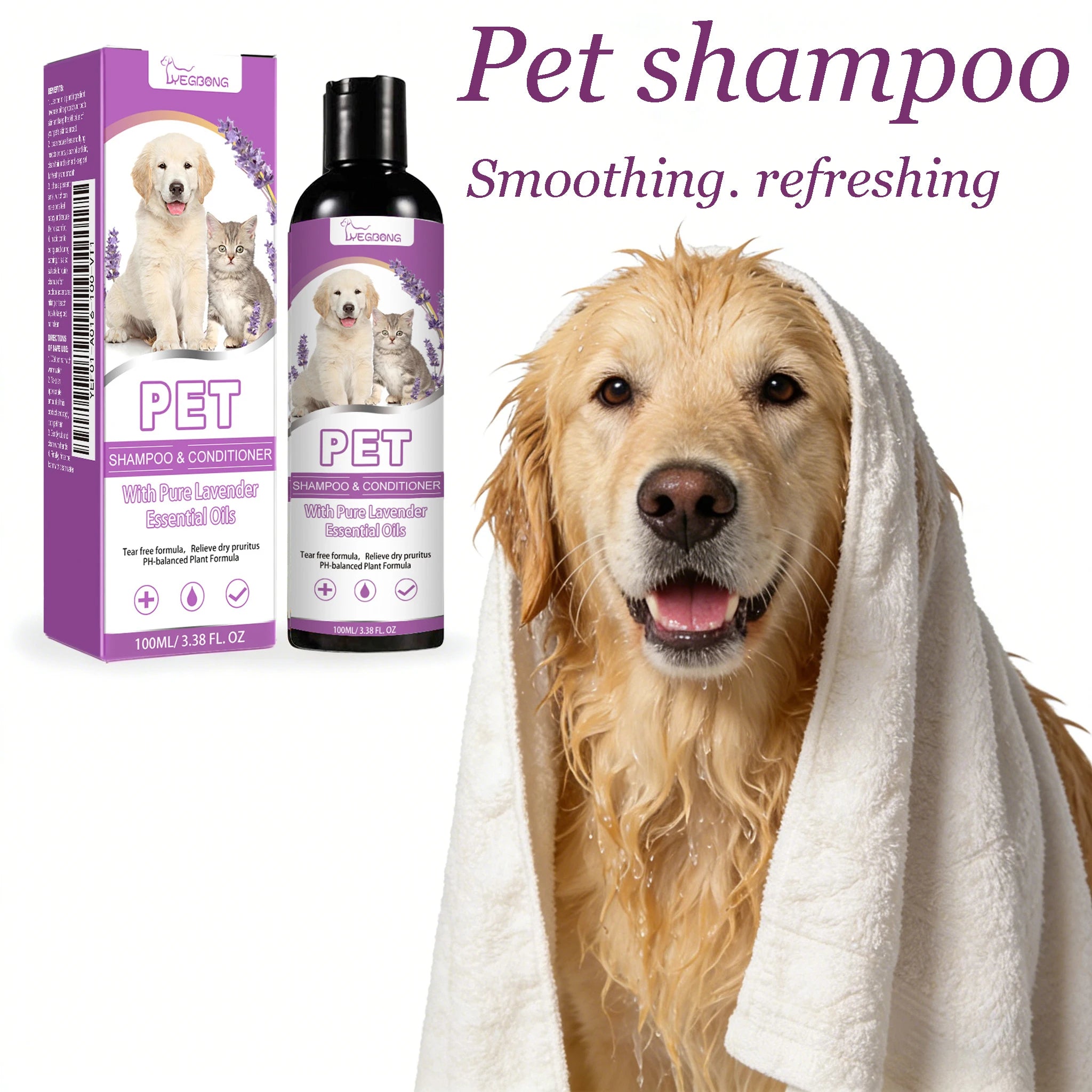 Pet Bathing Shampoo With Essential Oil
