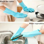 Pet Bathing Glove - Silicone Scrubber Mitt