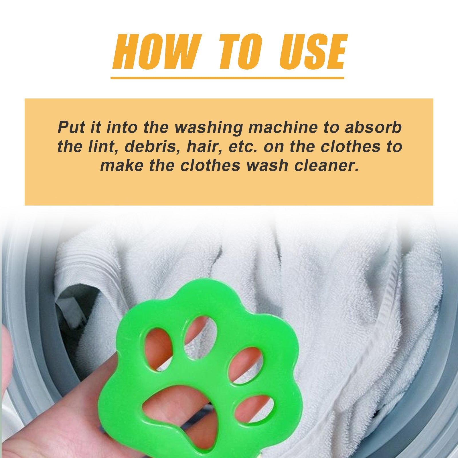 Fur Snatch Pet Hair Laundry Remover