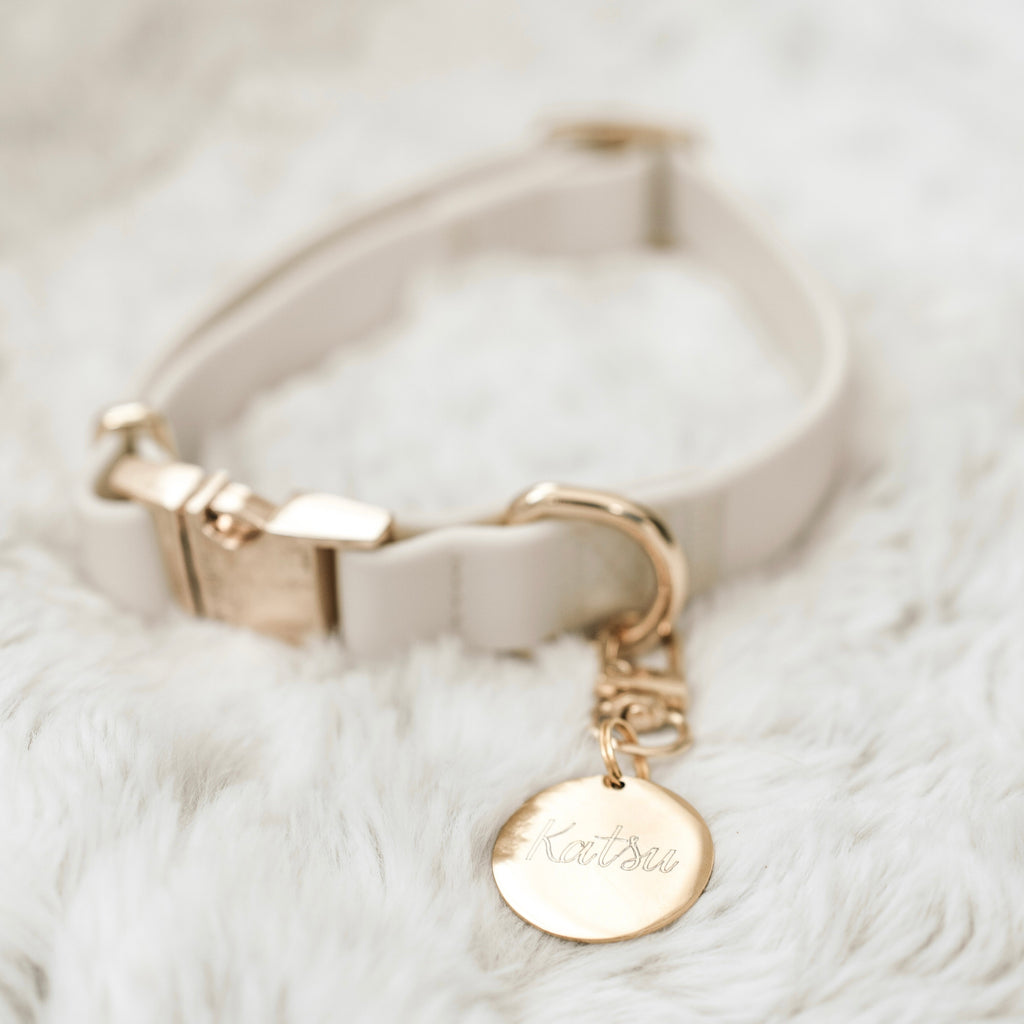 Fur Elise Elise Collar & Leash Set - Bone