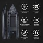 2 Person Inflatable Fishing Kayak PVC Boat