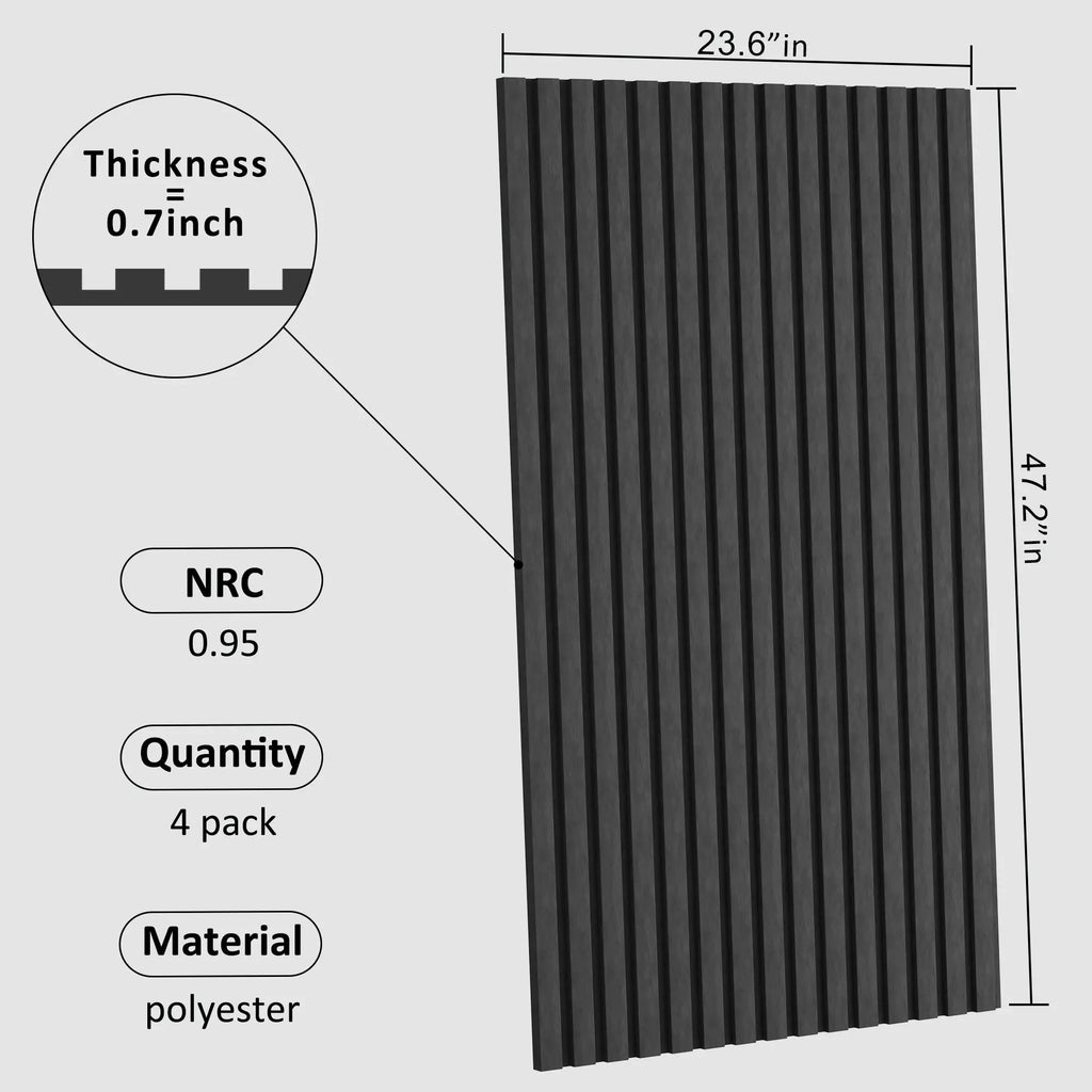 48x24x0.7 Sound Proof Wall Panels