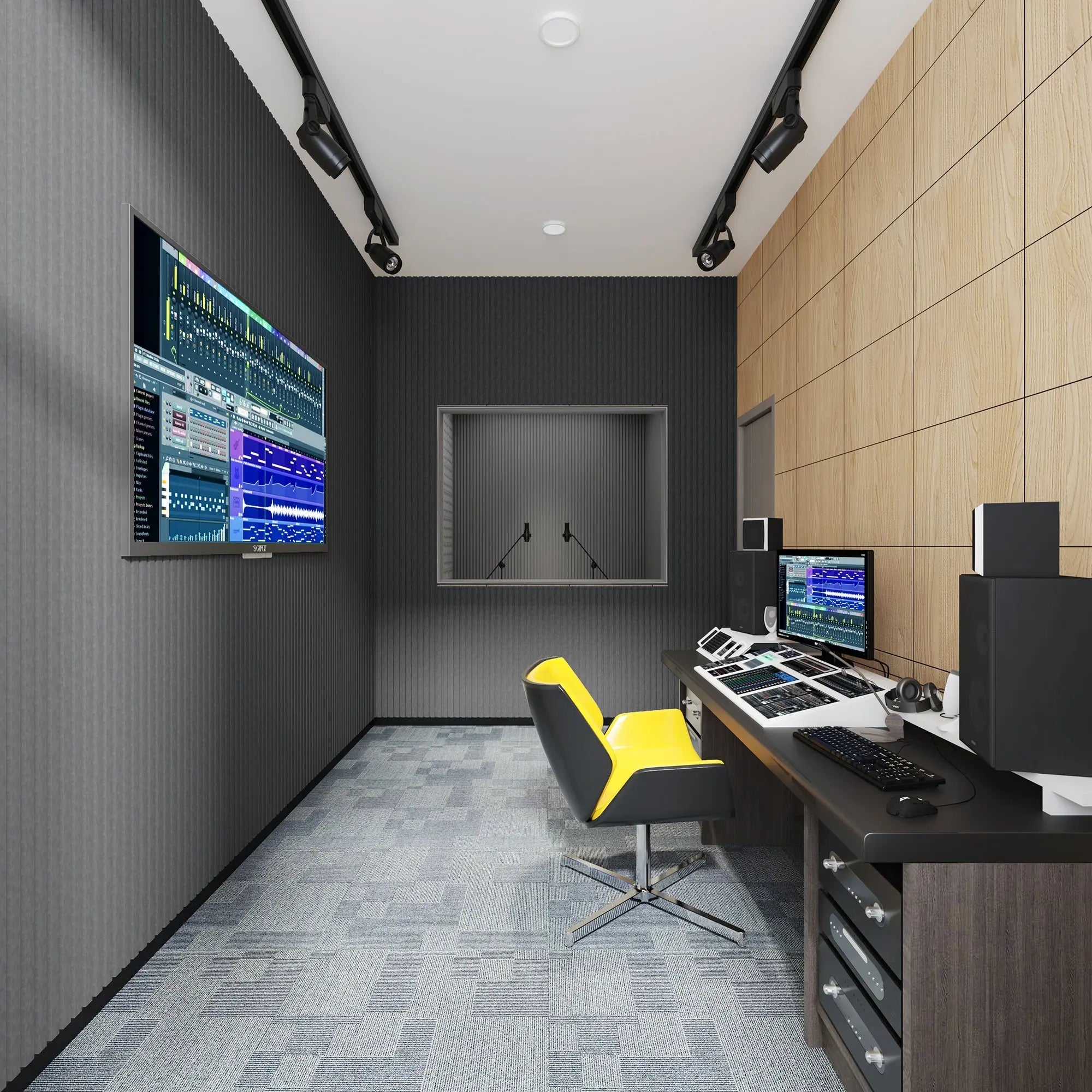 48x24x0.7 Sound Proof Wall Panels