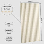 48x24x0.7 Sound Proof Wall Panels
