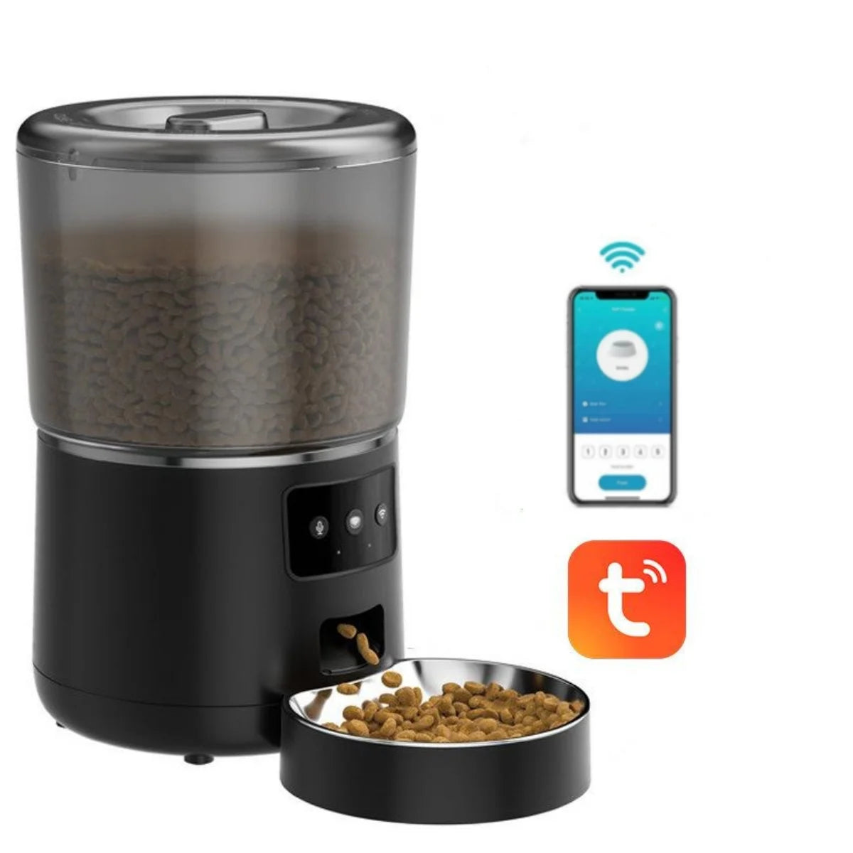 4L Automatic Smart Pet Feeder For Multiple Cats Dogs