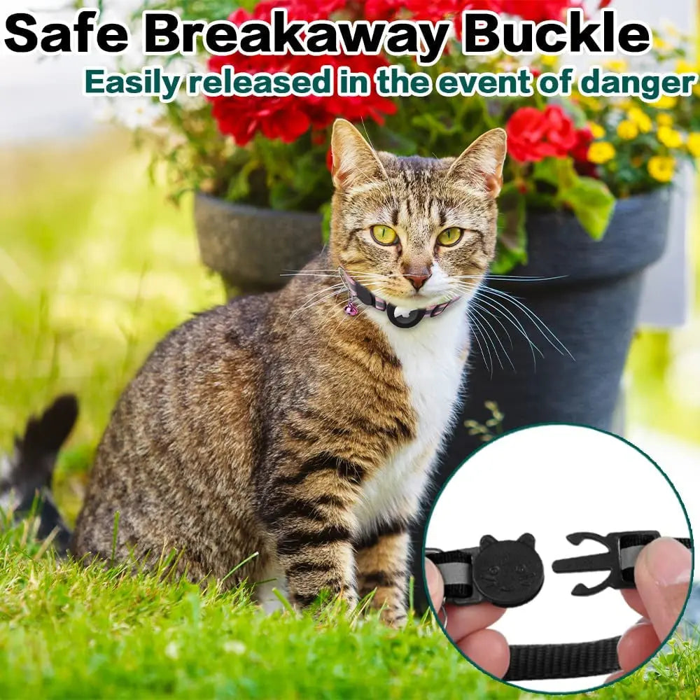 AirTag Cat Collar – Secure & Stylish