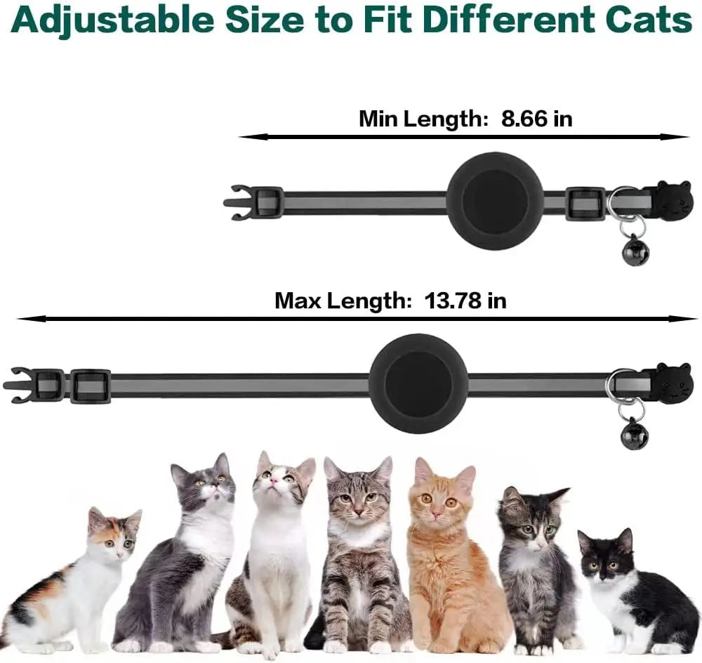 AirTag Cat Collar – Secure & Stylish