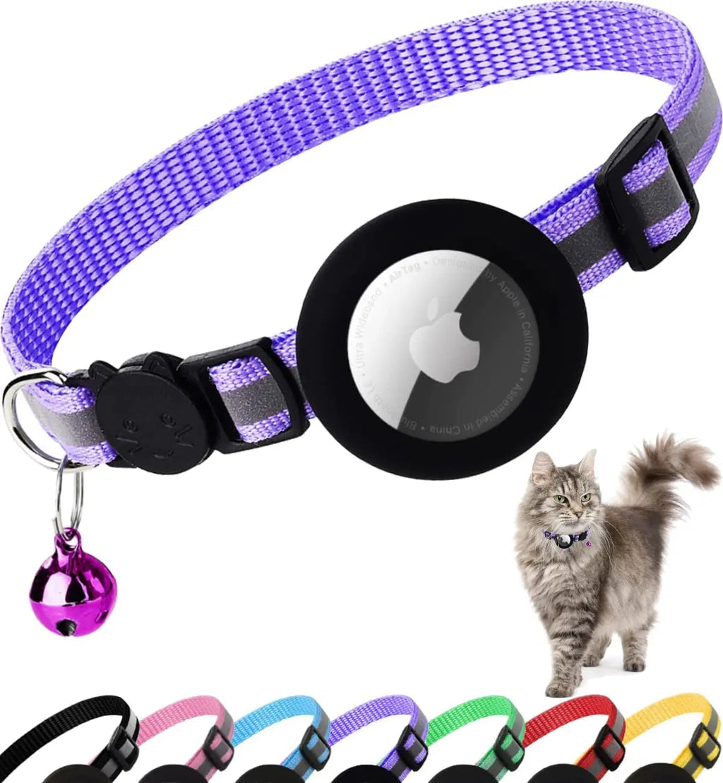 AirTag Cat Collar – Secure & Stylish