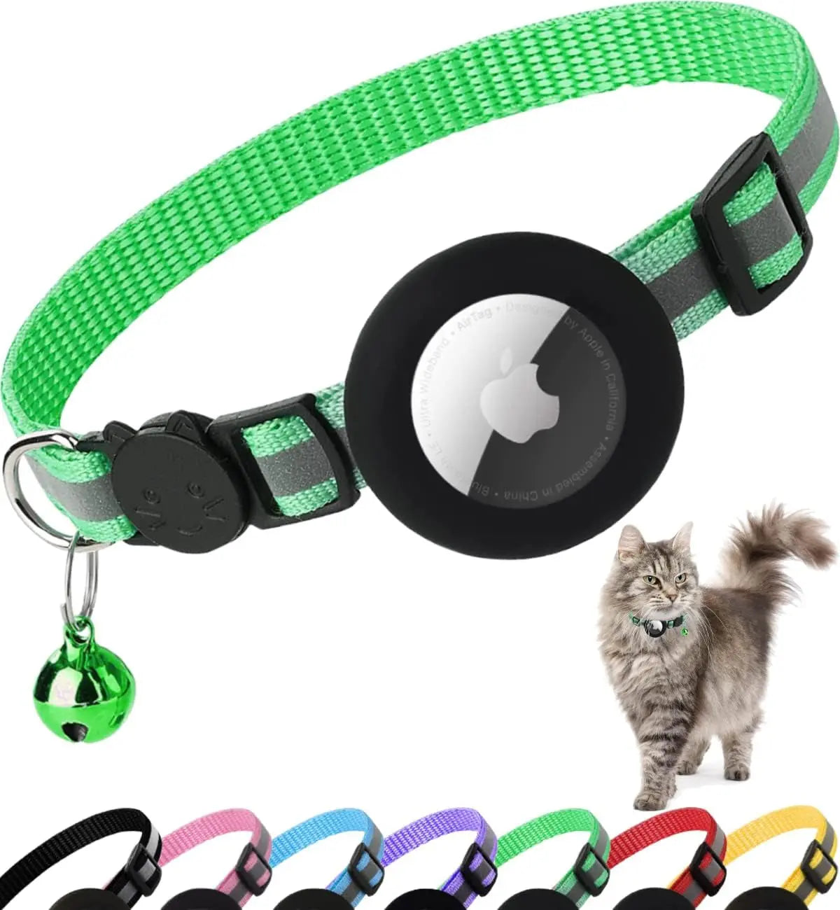AirTag Cat Collar – Secure & Stylish