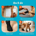 Anti-Slip Dog Socks with Straps