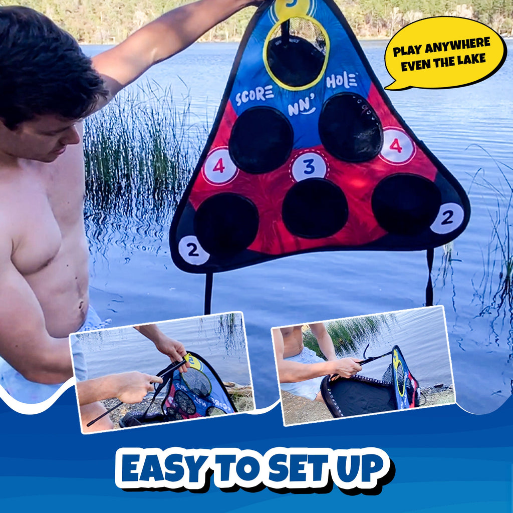 CHIP NN' HOLE Game Set - Cornhole Meets Golf