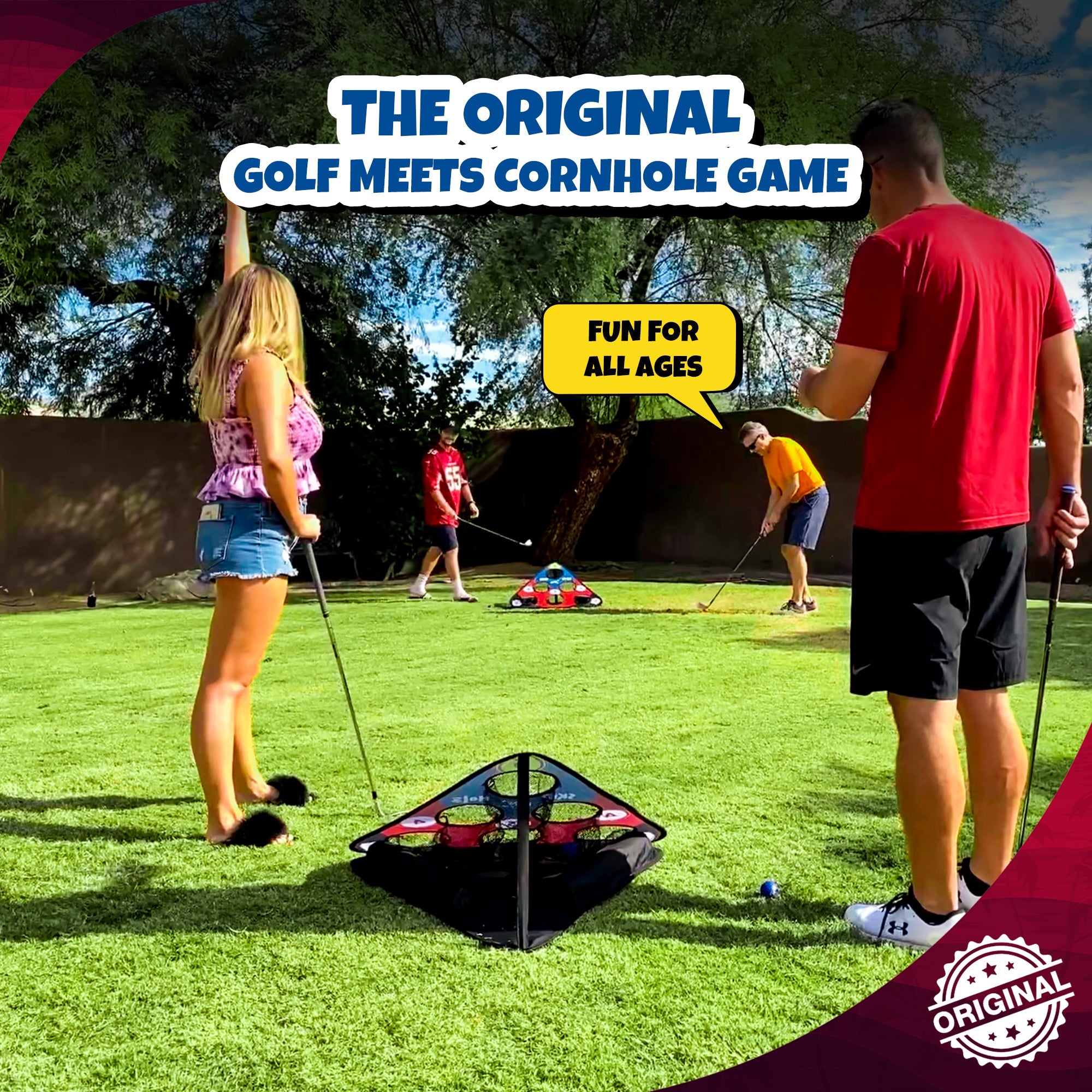 CHIP NN' HOLE Game Set - Cornhole Meets Golf