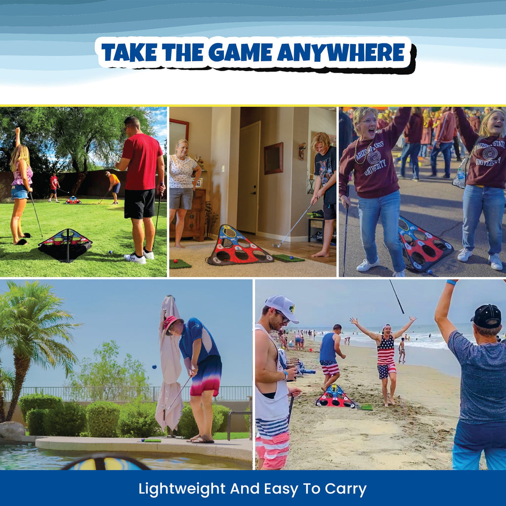 CHIP NN' HOLE Game Set - Cornhole Meets Golf