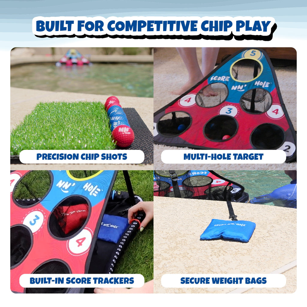 CHIP NN' HOLE Game Set - Cornhole Meets Golf
