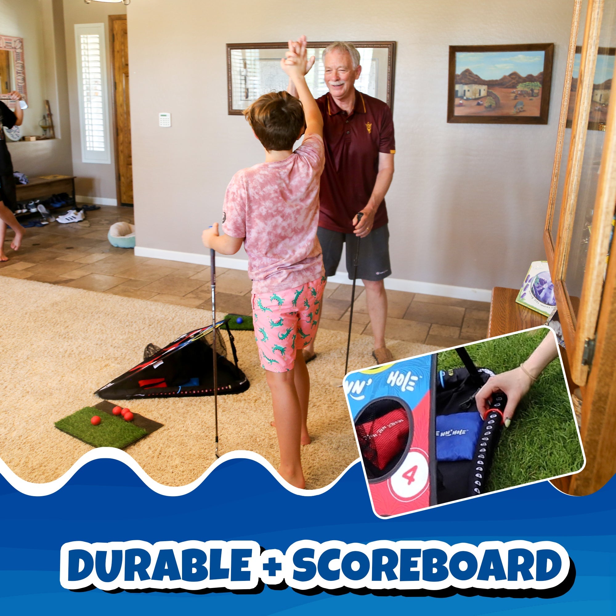CHIP NN' HOLE Game Set - Cornhole Meets Golf