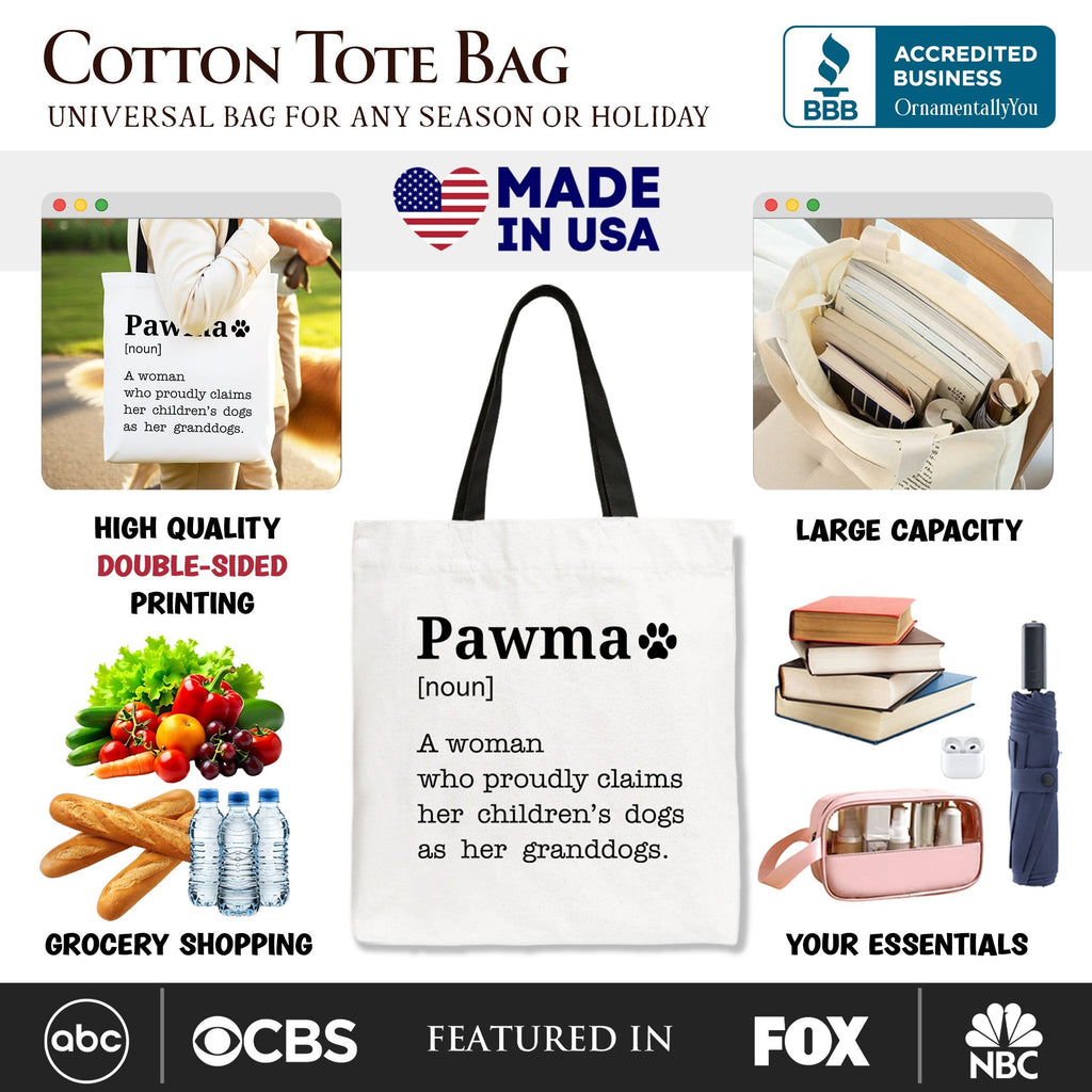 Pawma  Canvas Tote Ba