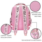 Pink Bow Confetti Clear Backpack