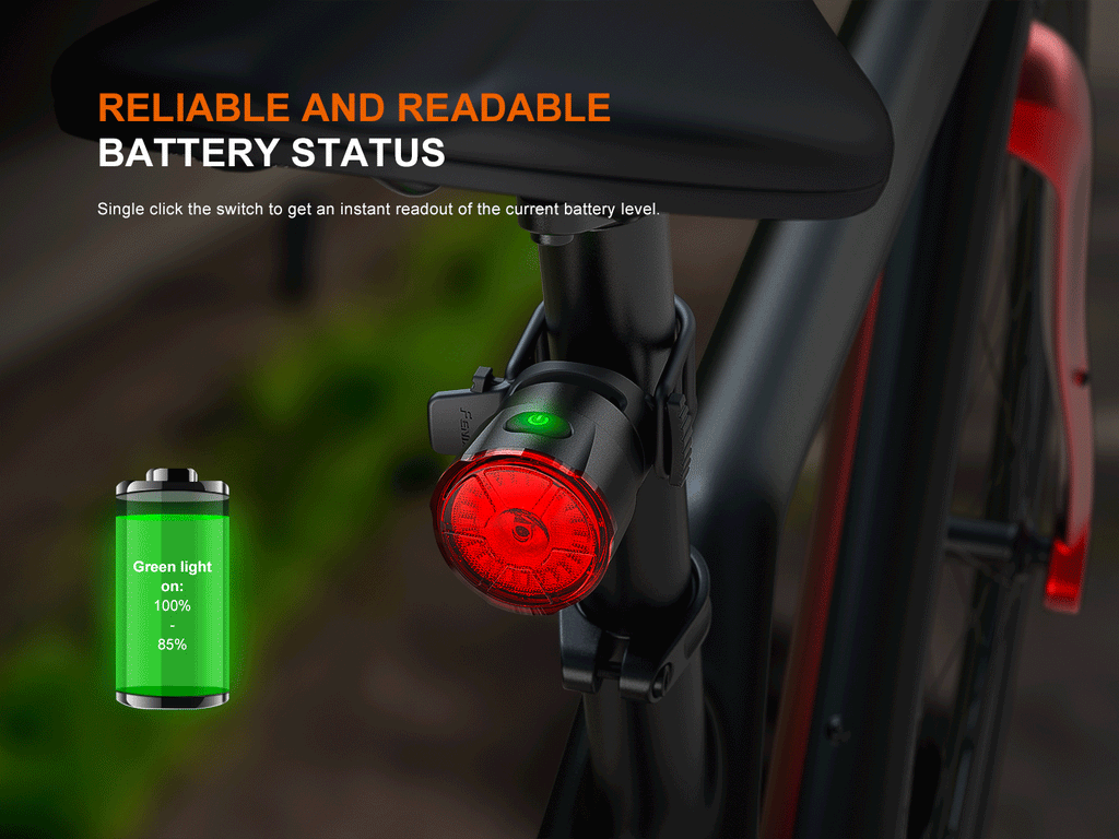 Smart-Brake Bicycle Taillight