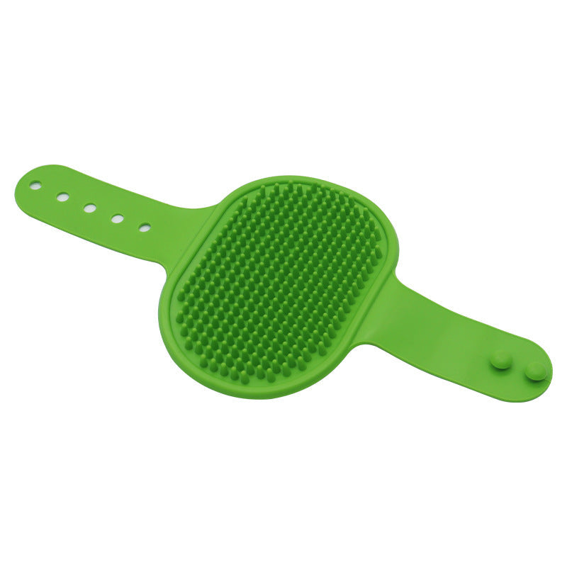 Soft Rubber Pet Bath Silicone Comb