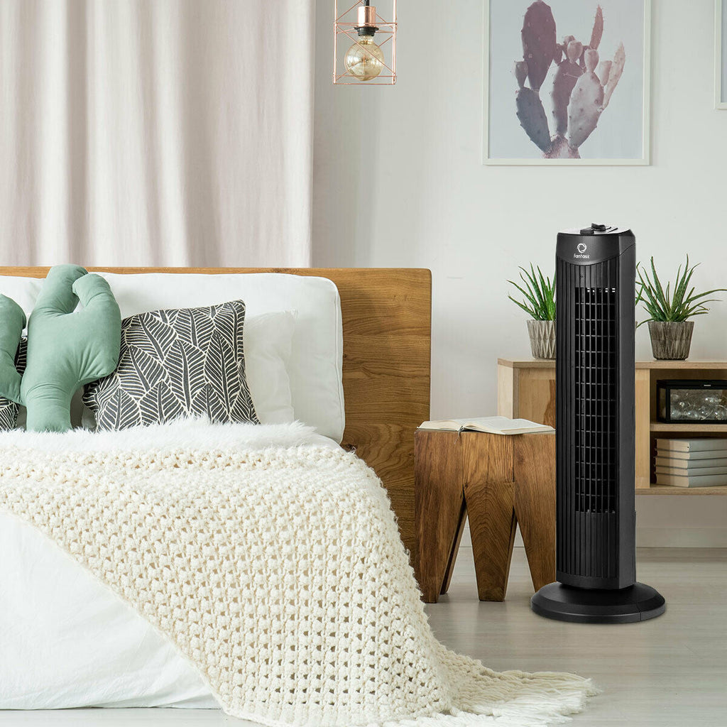 28 Inch Quiet Bladeless Oscillating Tower Fan