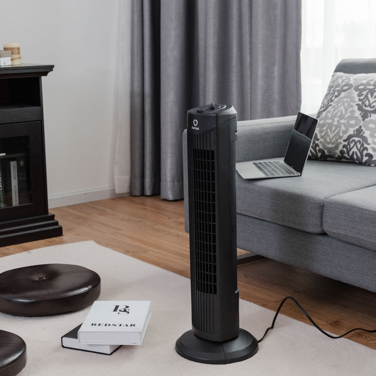 28 Inch Quiet Bladeless Oscillating Tower Fan
